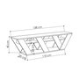 Hanah Home Ralla Soporte para TV Antracita